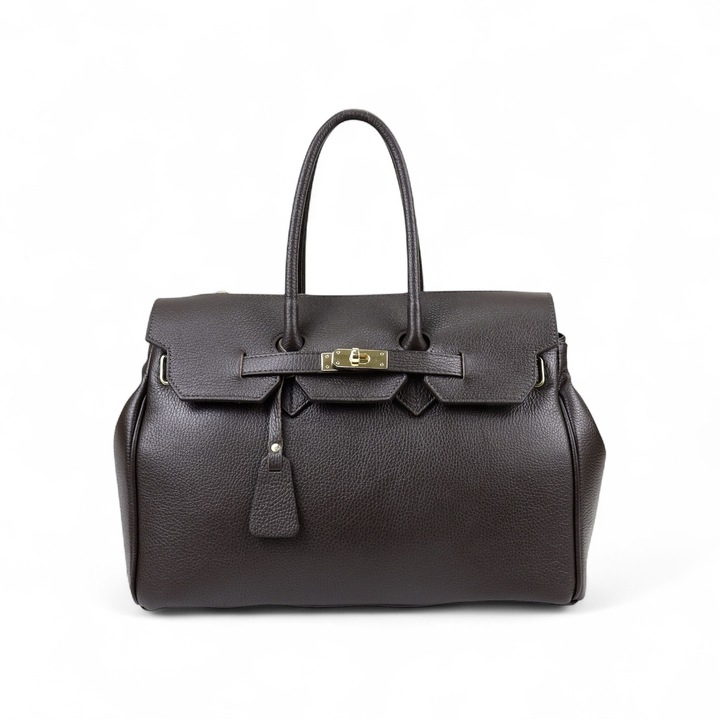 Moranti női táska, bőr, 2 zseb, 38x23x17cm