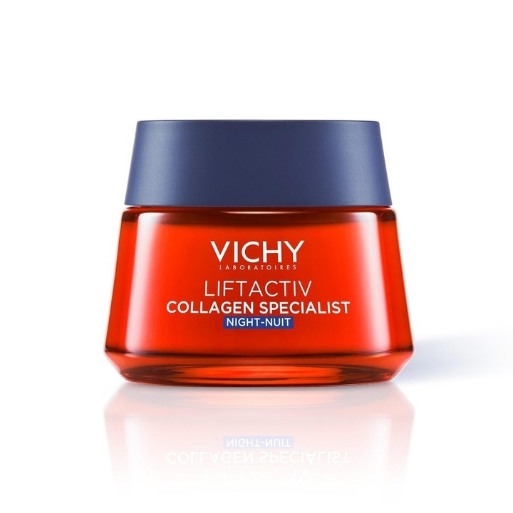 Vichy fehérjés éjszakai krém, amely éjszaka javítja a bőrt és erősíti azt a külső agresszorokkal szemben, 50 ml