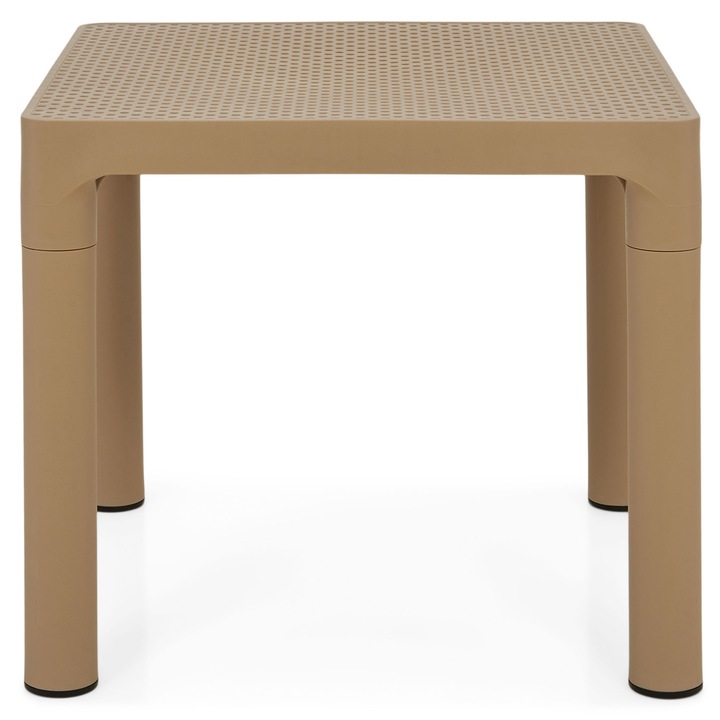 Masuta patrata gradina/terasa, Maison Mex KUDO, L.45.5 l.45.5 H.40 cm, bej