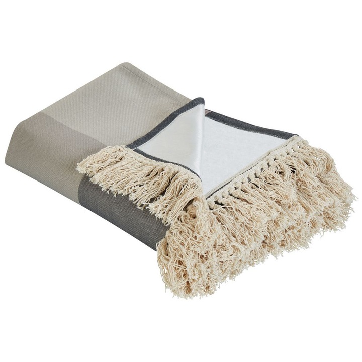 Piknik takaró Lunda 200 x 200 cm Szürke