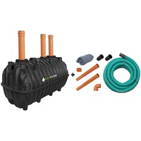 Fosa septica BioFos, pentru 4-6 persoane, 2200L, cu kit de instalare si drenaj inclus