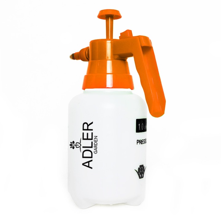 Pulverizator Cu Presiune, Adler, Ad 6811, Capacitate 1L, Greutate 0.25 kg, Material Rezervor Pp/Pe, Presiune Maxima 1.5, 2 Bar, Multicolor