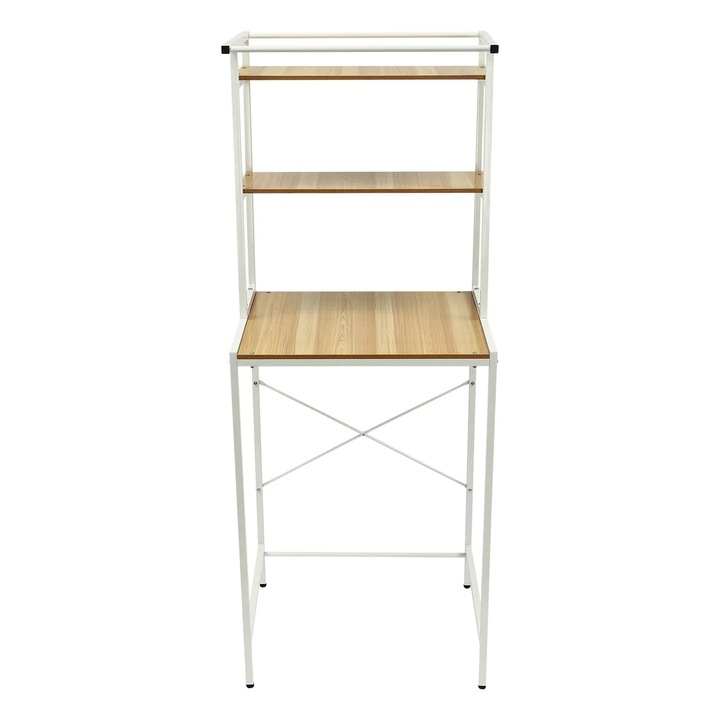 Raft de depozitare, Raft din cauciuc cu 3 straturi, Tip pentru podea, Organizator multifunctional, WhiteLog