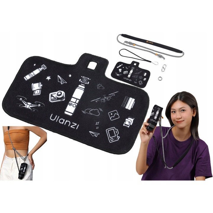 Carcasa DJI OSMO Pocket 3 + Cureaua Ulanzi, CO71