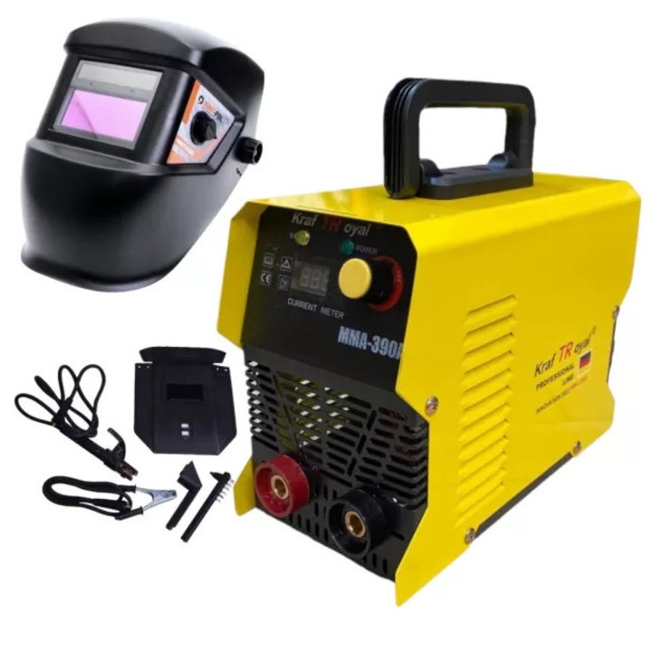 Инверторен Електрожен KraftRoyal 350А и Автоматична соларна маска