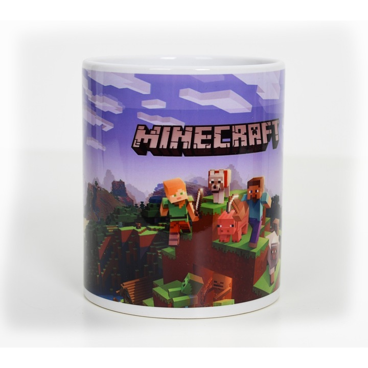 Керамична чаша, Майнкрафт, 330 мл