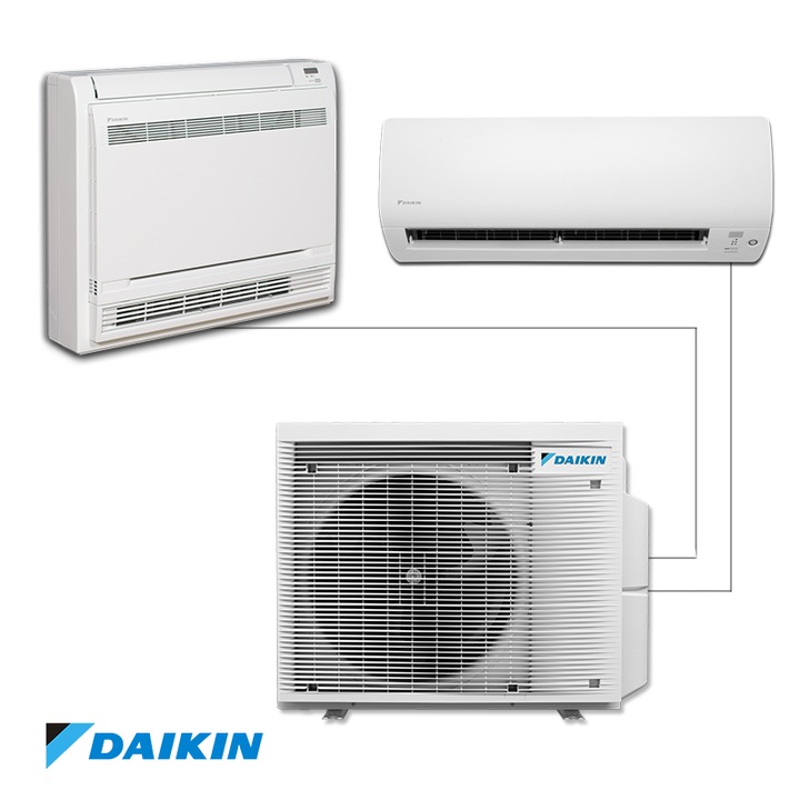 Unitate exterioara pentru sistem multi-split Daikin 2MXM68A9, 23000 BTU, 53 m2, A+++, R-32, Pana la 2 unitati interioare, Alb