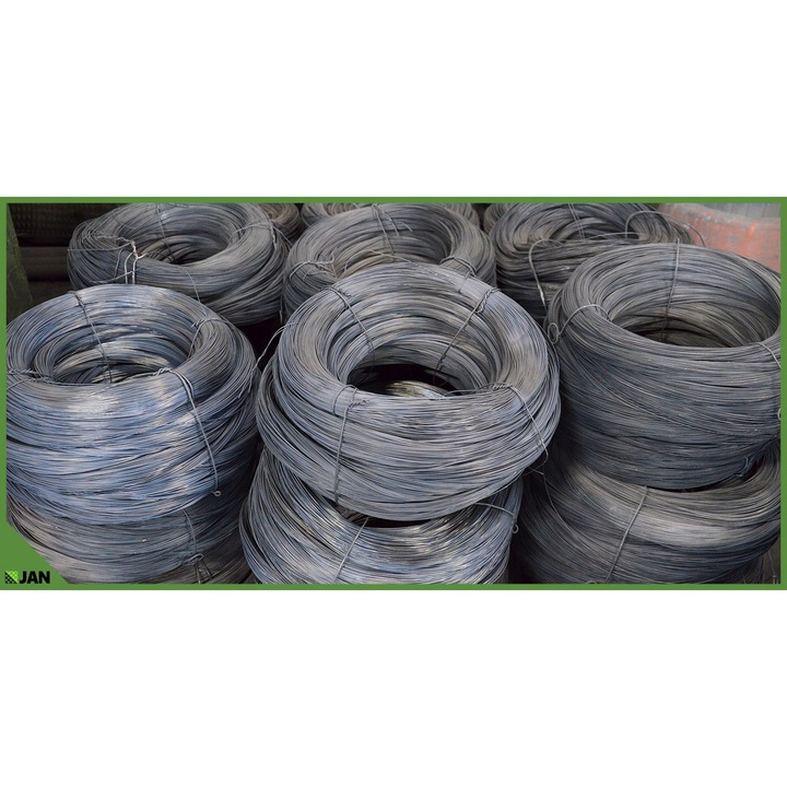 Kötözőhuzal, ZPH JAN, 80 M, 1, 4 Mm, Fém, Korrózióvédelem, Kiváló minőségű kivitelezés, Fekete