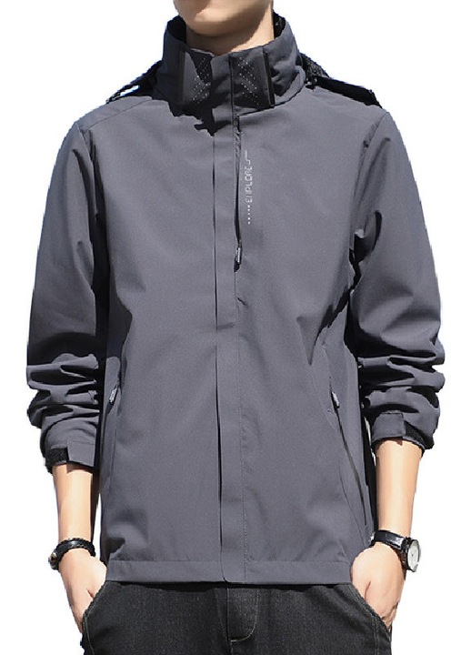 Geaca detasabila, Gri inchis