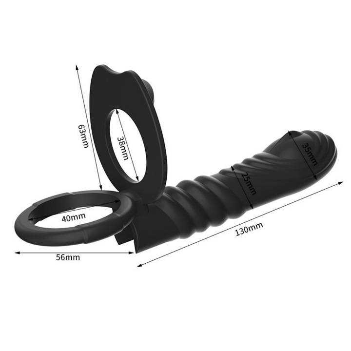 Anális vibrátor 10 üzemmóddal, férfiaknak és pároknak, szilikon, vízálló