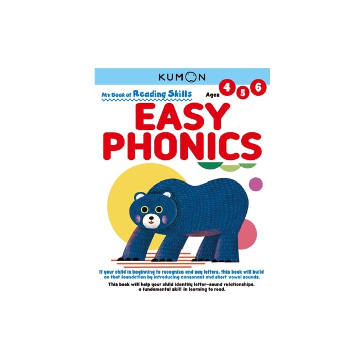 My Book of Reading Skills Easy Phonics, Kumon Publishing