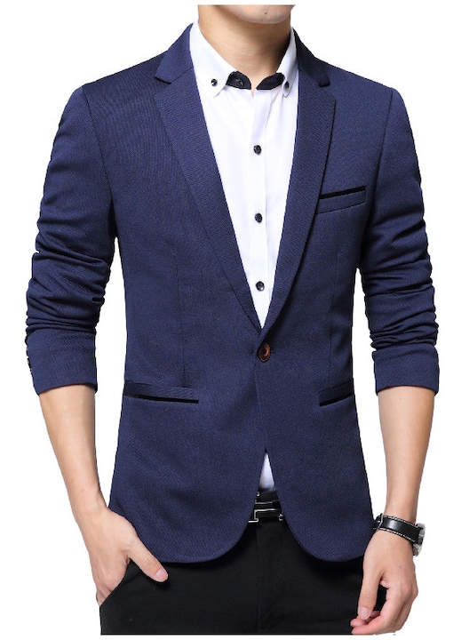 Sacou barbati, Albastru