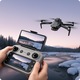 Drona profesionala, Spreest®, V168 MAX 8K GPS, QuadCopter sub 250 g, Camera 8K cu stabilizare EIS, Evitare obstacole 720°, Raza 3000 m, Autonomie 30 min, Follow Me, Returnare automata, Control prin aplicatie, Negru