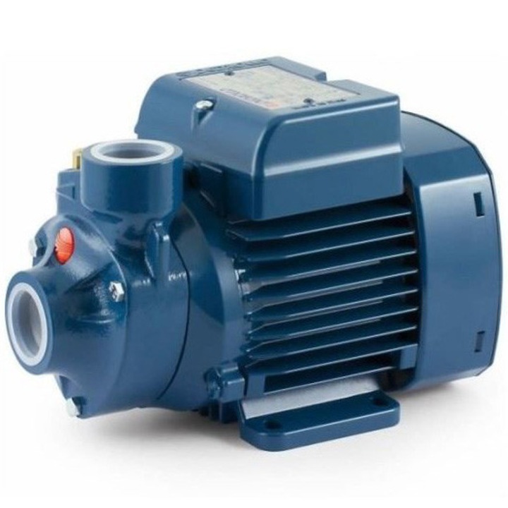 Pompa apa curata cu turbina periferica Pedrollo PKm60, corp fonta, putere 0.37 KW, debit 40 l/min, adancime aspiratie manometrica 8 m, inaltime pompare 40 m, pentru apa curata