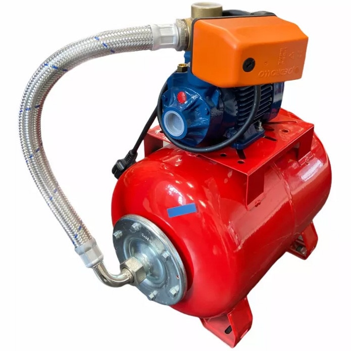 Hidrofor Pedrollo Hydrofresh PKm 60 PSG 1 F, putere 0.37 KW, pompa fonta, rezervor 24 L, inaltime pompare maxim 8 m, presiune maxim 8 bar, racord 1"