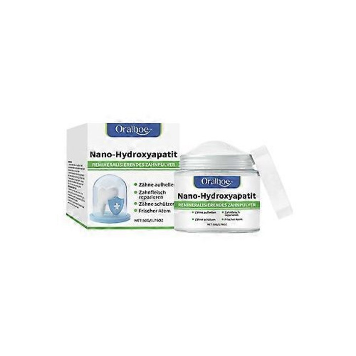 Fogfehérítő por, hidroxiapatit, érzékeny fogakra is alkalmas, friss lehelet