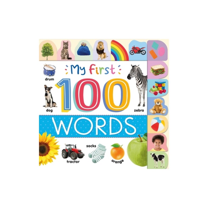 My First 100 Words Photographic First Picture Dictionary with Tabbed Pages, Igloobooks