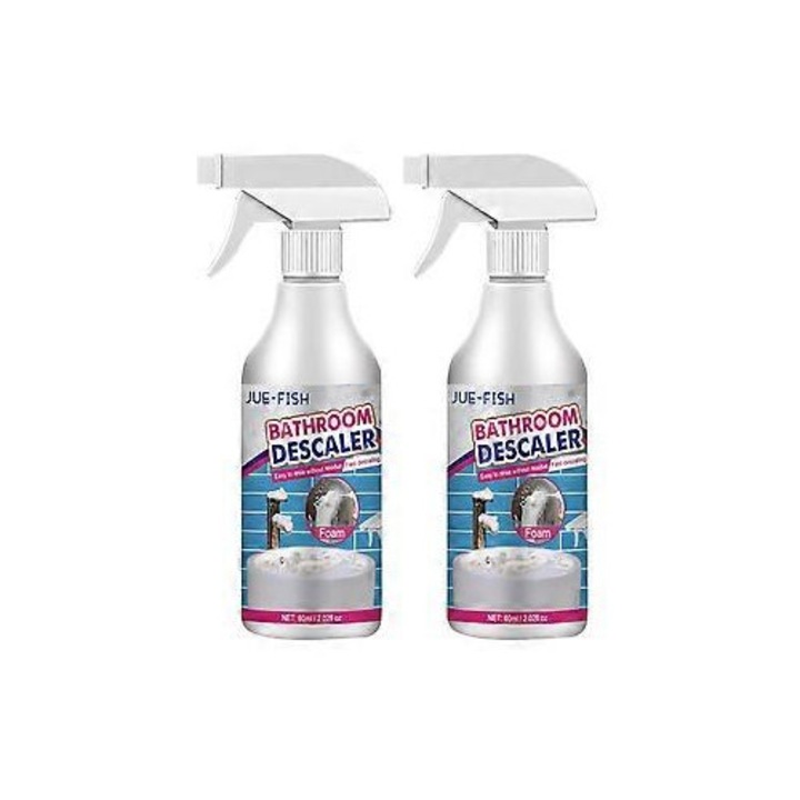 Set solutie curatat pete, JUE-FISH, pentru chiuveta, 500ml, 2 buc