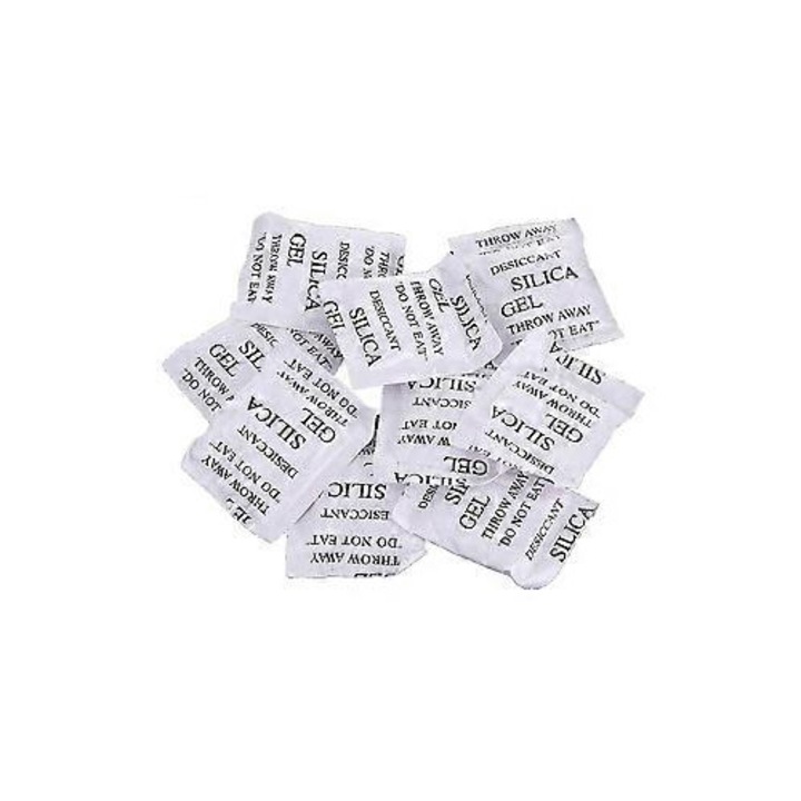 Комплект от 200 нетоксичен силиконов гел за абсорбиране на влага, предотвратяване на корозия