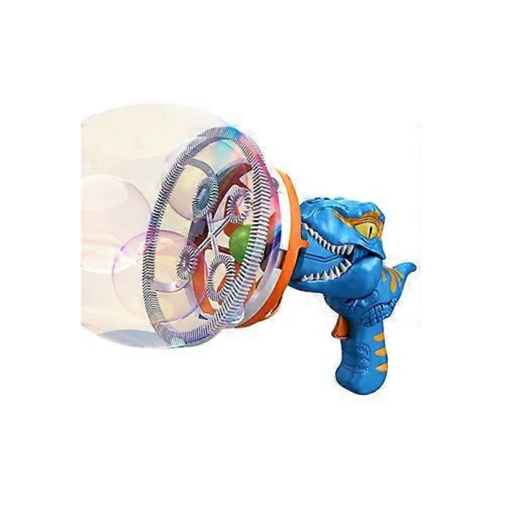 Dinoszaurusz buborékkészítő gép, interaktív játék gyerekeknek, hordozható, többszínű