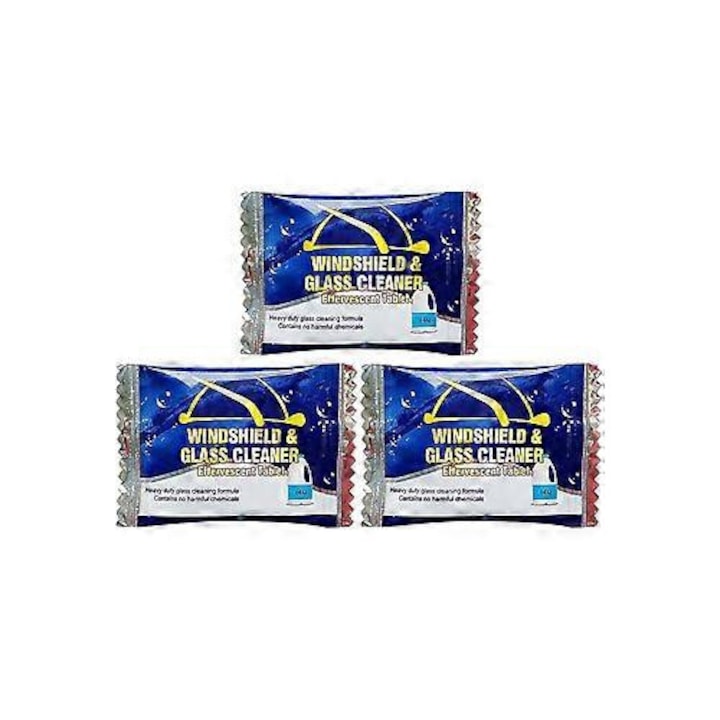 Tablete concentrate pentru lichid de parbriz, 100 bucati, noua formula, set