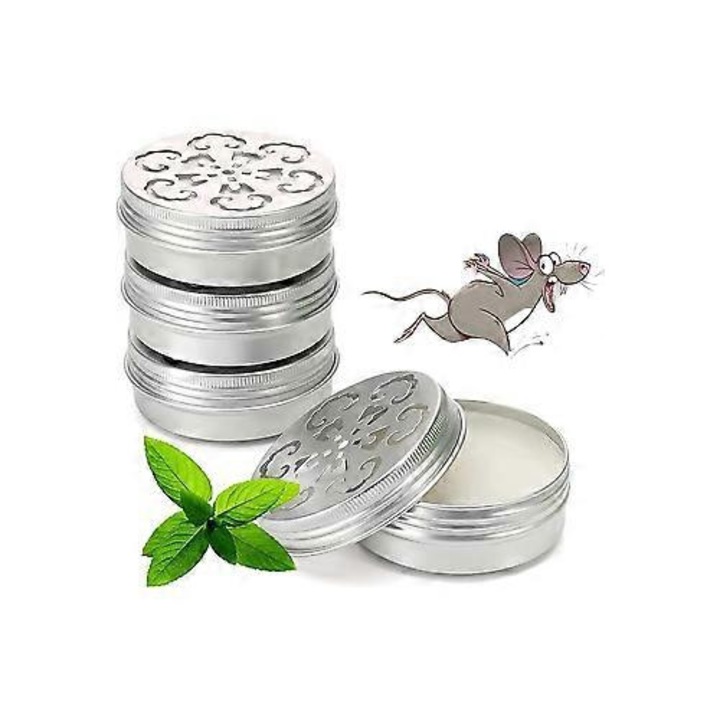 Ulei de menta pentru respingerea soarecilor si sobolanilor, repelent natural, set 2 sticle