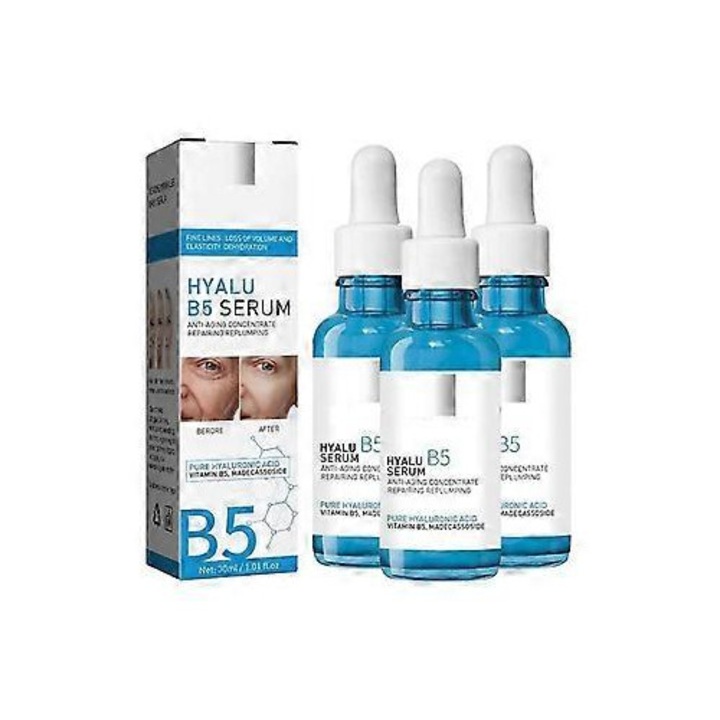 Set 3Pcs Ser Anti-imbatranire Hyalu B5, 30ml