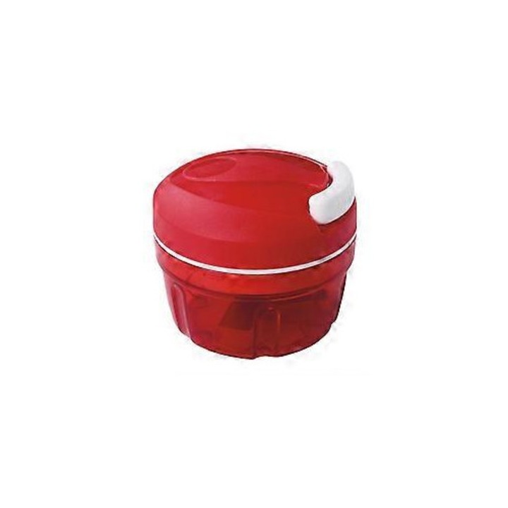 Ръчна резачка Tupperware Turbo-chef червена, комплект с резачка за лук Speedy Boy