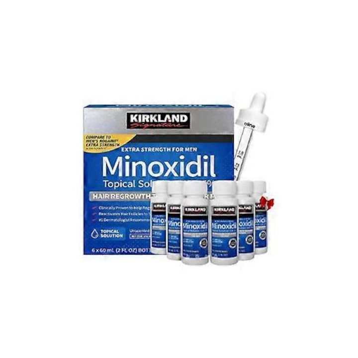 Solutie de regenerare a parului pentru barbati, 5 Extra Strength, set