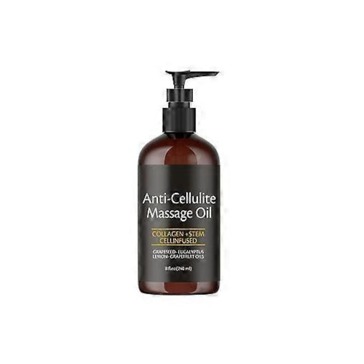 Anticellulit masszázsolaj kollagénnel és őssejtekkel, feszesítő olaj, természetes kezelés a striákra