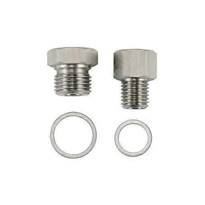 Olajnyomás adapter, M16X1.5, M12X1.5, 1/8 NPT, ezüst