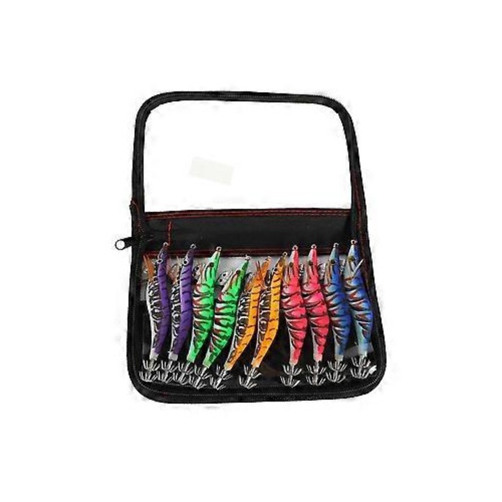 10 db-os műcsalik szett, 12 cm, többszínű