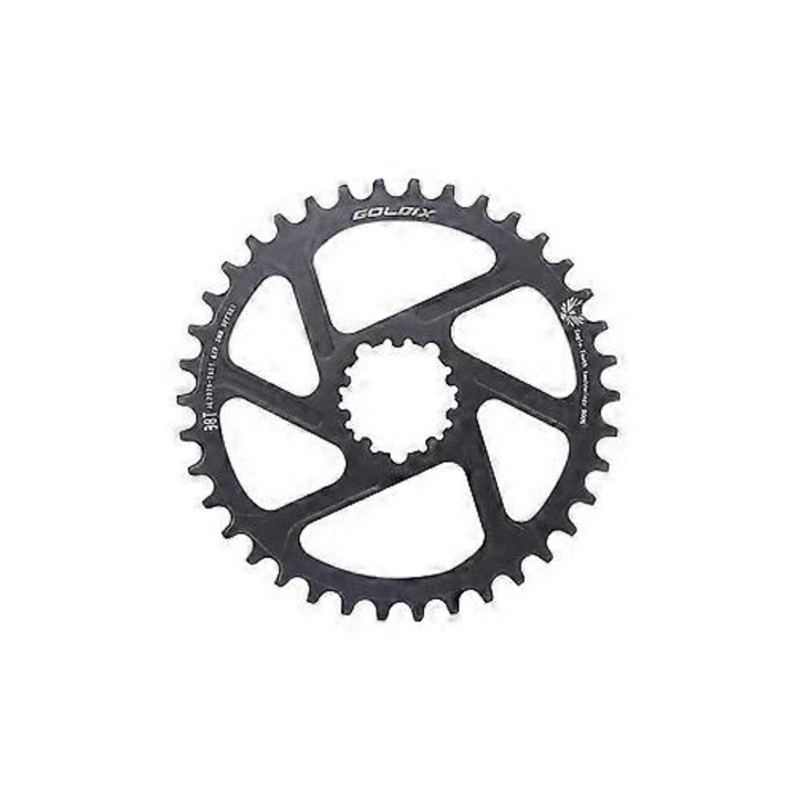 SRAM GXP 38T lánctányér, 3mm eltolású, fekete, hegyikerékpárhoz