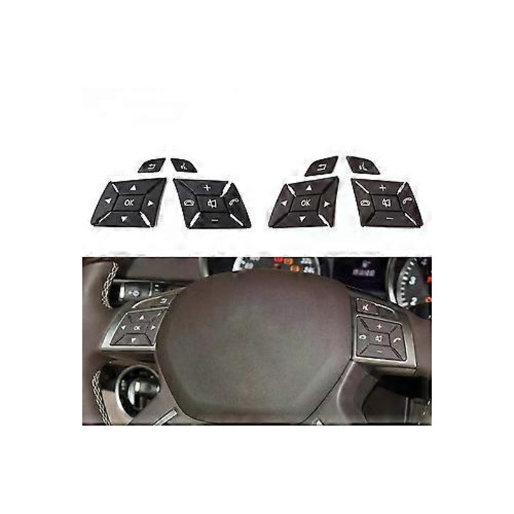 Multifunkciós kormánykapcsoló gombkészlet, Mercedes Benz, ML GL G W166-hoz