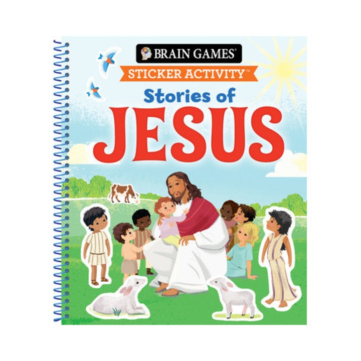 Brain Games - Sticker Activity Stories of Jesus, Publications International Ltd
