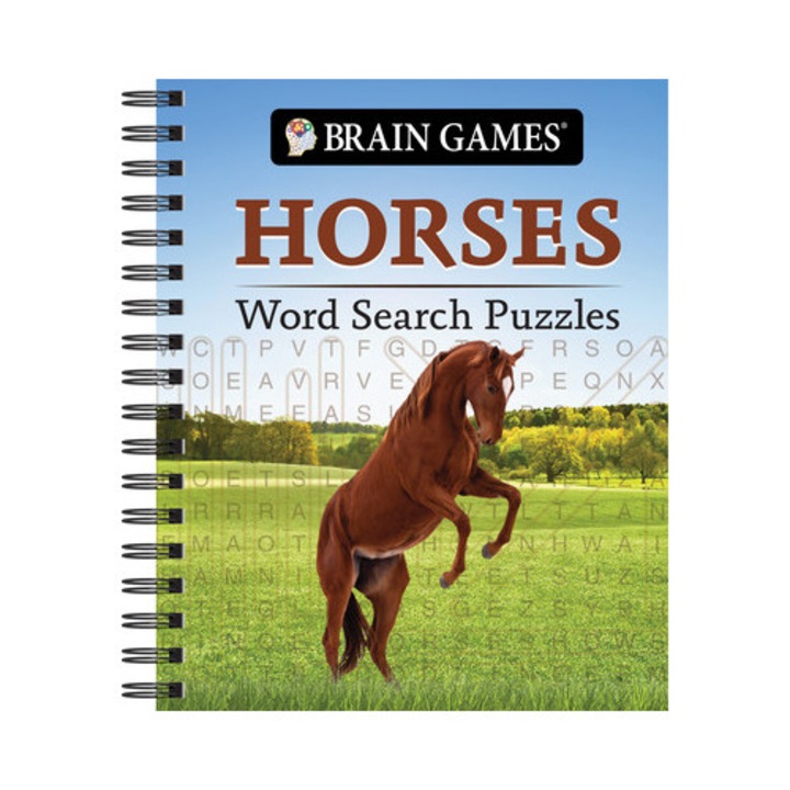 Brain Games - Horses Word Search Puzzles, Publications International Ltd