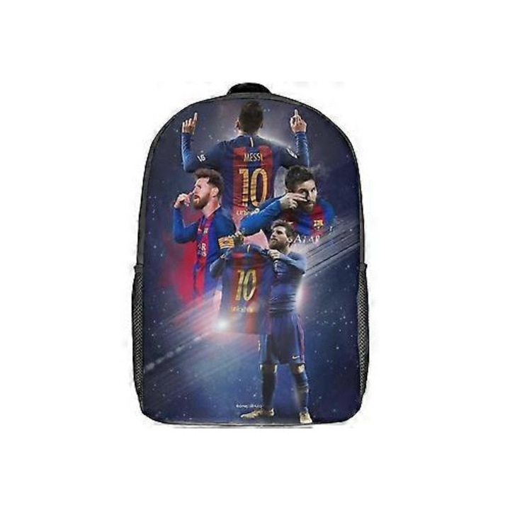 Rucsac scolar copii, fotbalisti, multicolor, 30x40cm