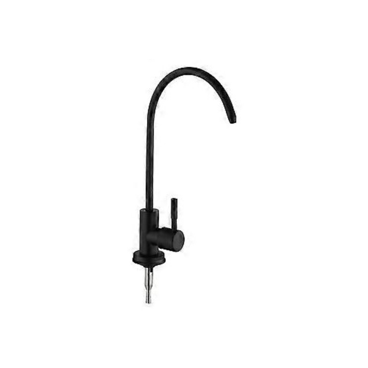 Hattyúnyakú szaniter csaptelep, króm, ivóvízhez, 6 mm, fordított ozmózis tartozékokkal