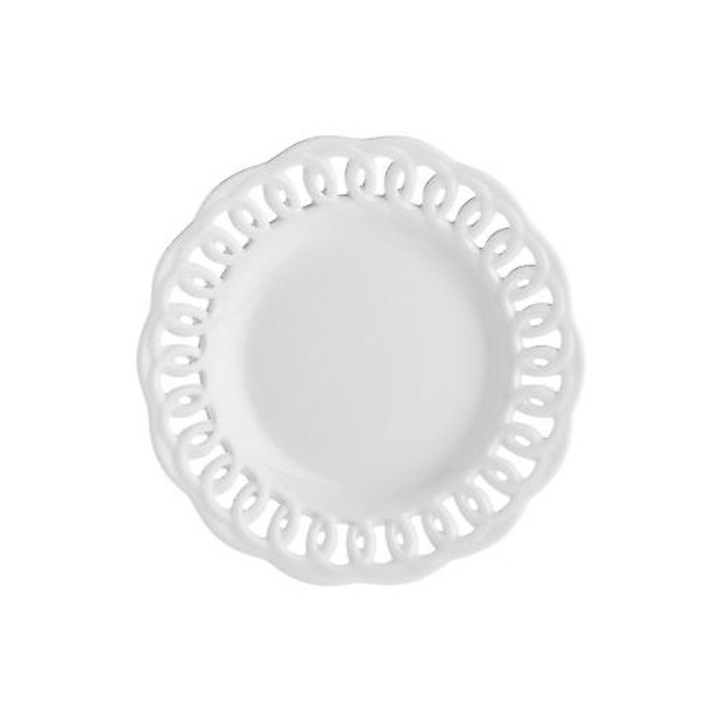 La Porcellana Bianca faragott tányér 10 cm