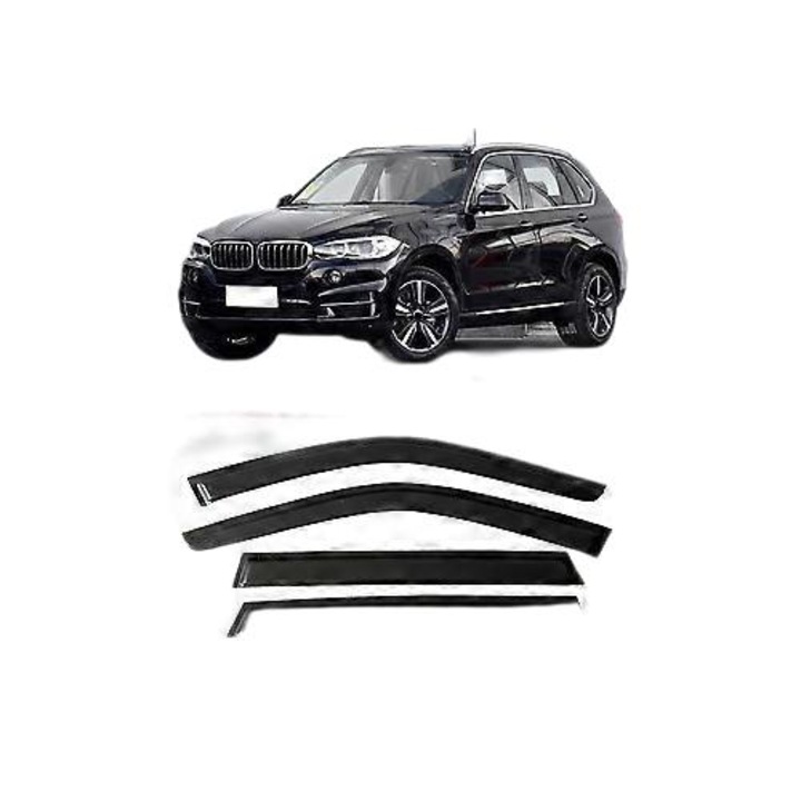 Комплект сенници за автомобил за BMW X5 F15, 2014-2018, защита от вятър, слънце и дъжд