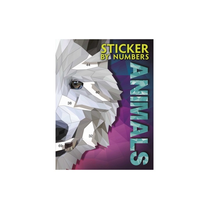 Sticker by Numbers Animals Create Amazing 3-D Pictures, Igloobooks