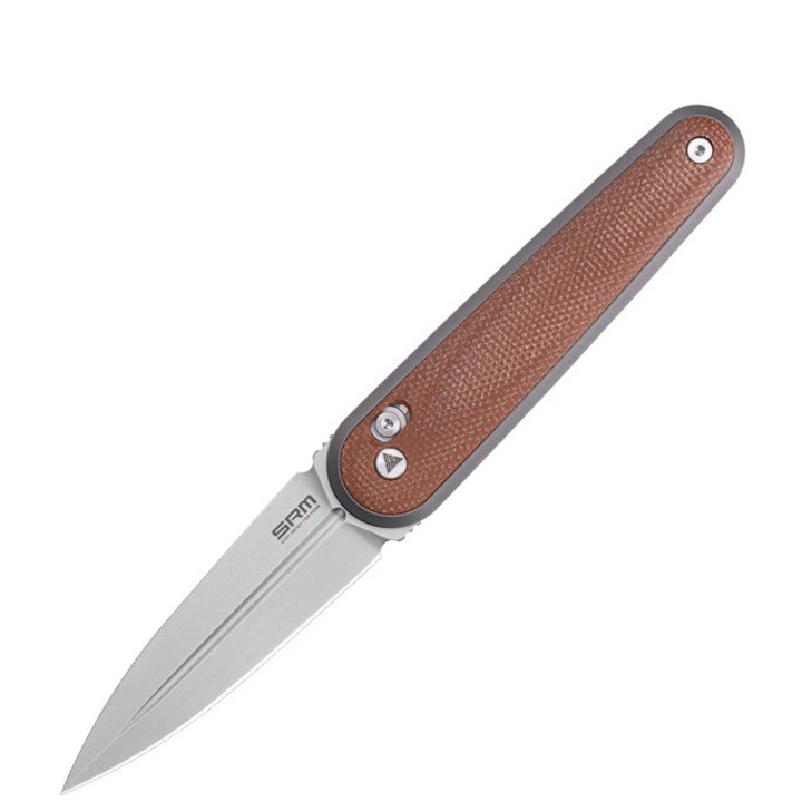 Összecsukható kés SRM 251MB-MN - Micarta nyél és N690 acél