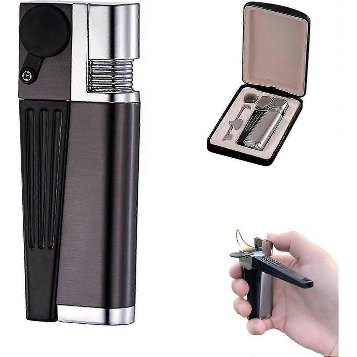 Bricheta portabila metalica, design unic, rezistent la vant, 96x36mm