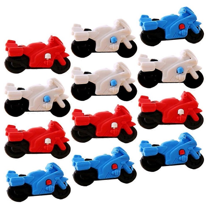 Set 12 Radiere Motocicleta Asortate 6.3x4cm