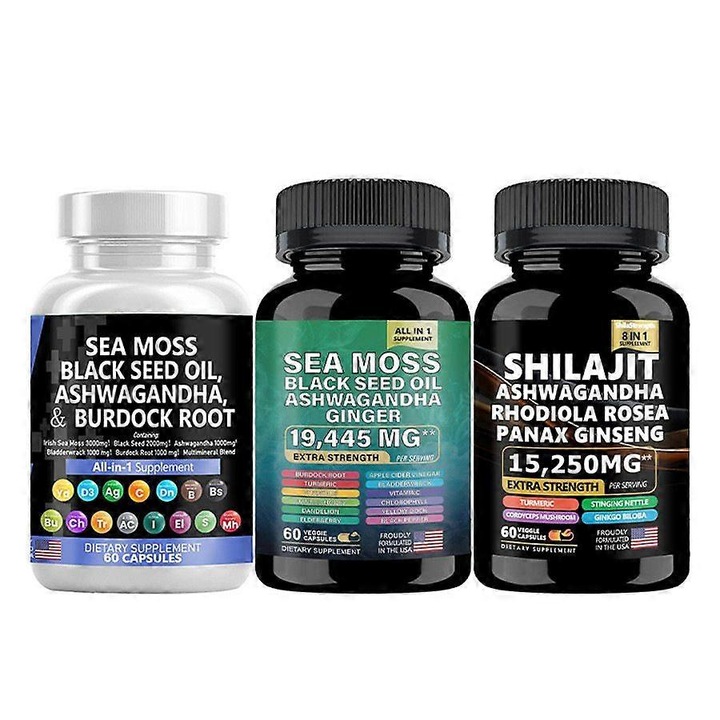 Complex Natural Shilajit 8-in-1, 60 capsule