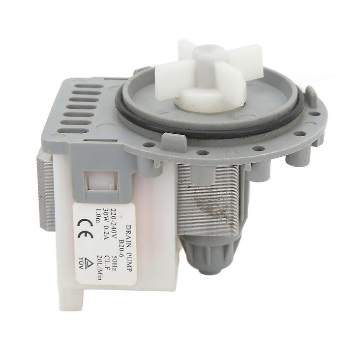 Дренажна помпа 30W, 20л/мин, AC220-240V, аксесоари за перални машини