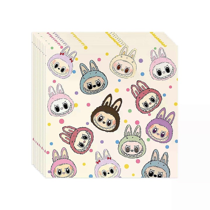 Комплект прибори за парти, 20 части, MINISO, многоцветен, за деца