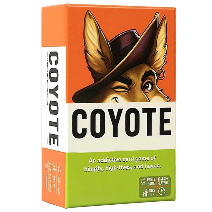 Coyote társasjáték, 3-8 játékos részére, 8+