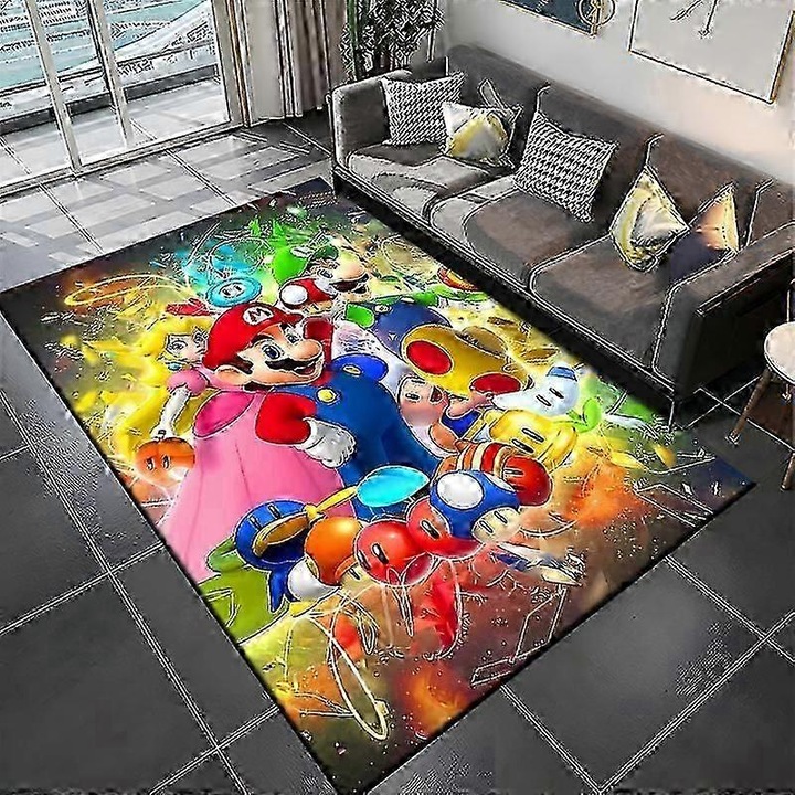 Правоъгълен килим, MINISO, класически стил, многоцветен, 160x230 см