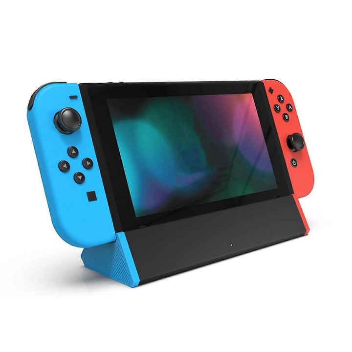 Statie de andocare TV pentru Nintendo Switch, rosu-albastru, 1xHDMI, 2xUSB